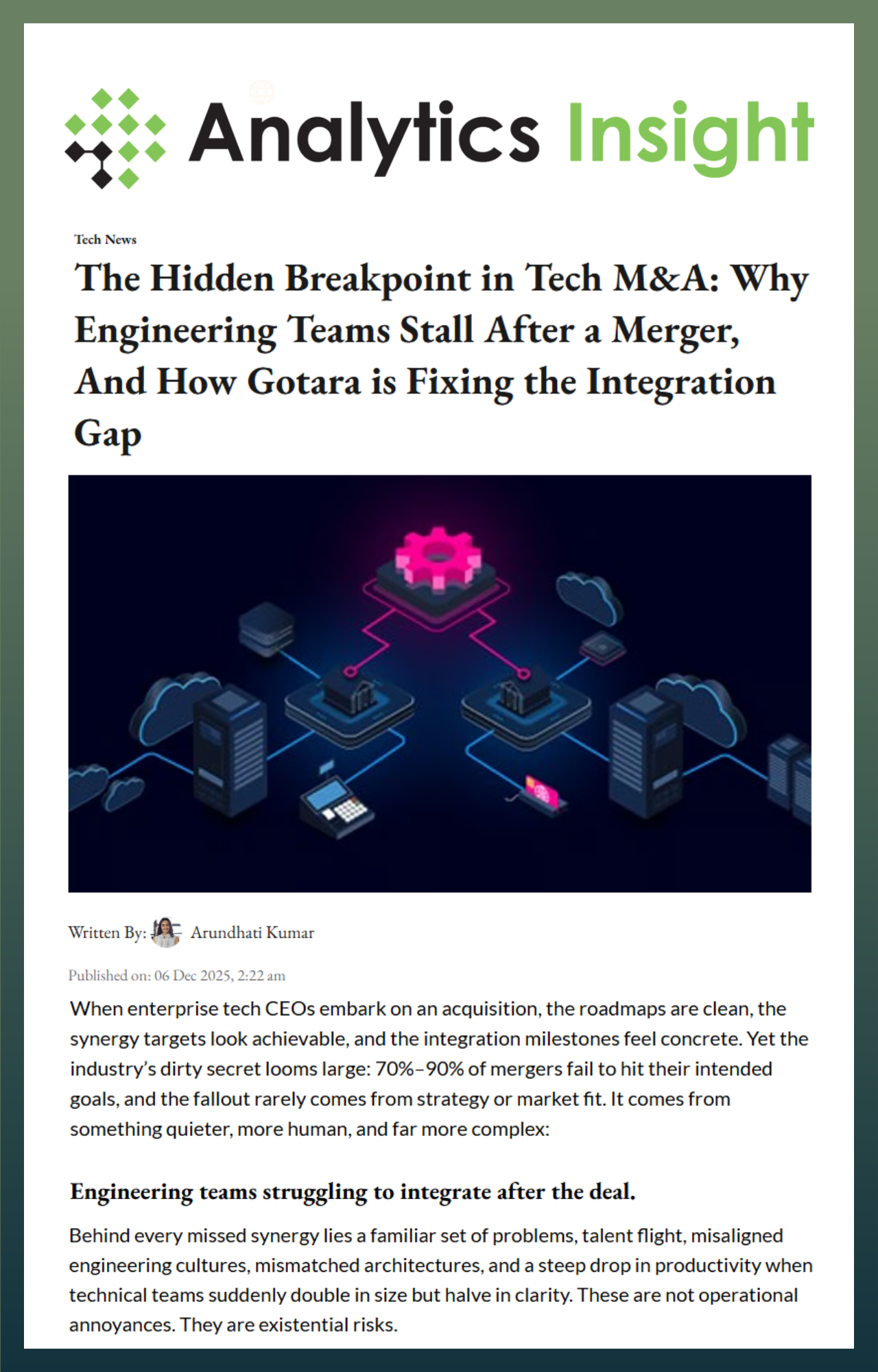 Gotara Expands Support for Technical Managers to Drive Strategic Alignment and Execution